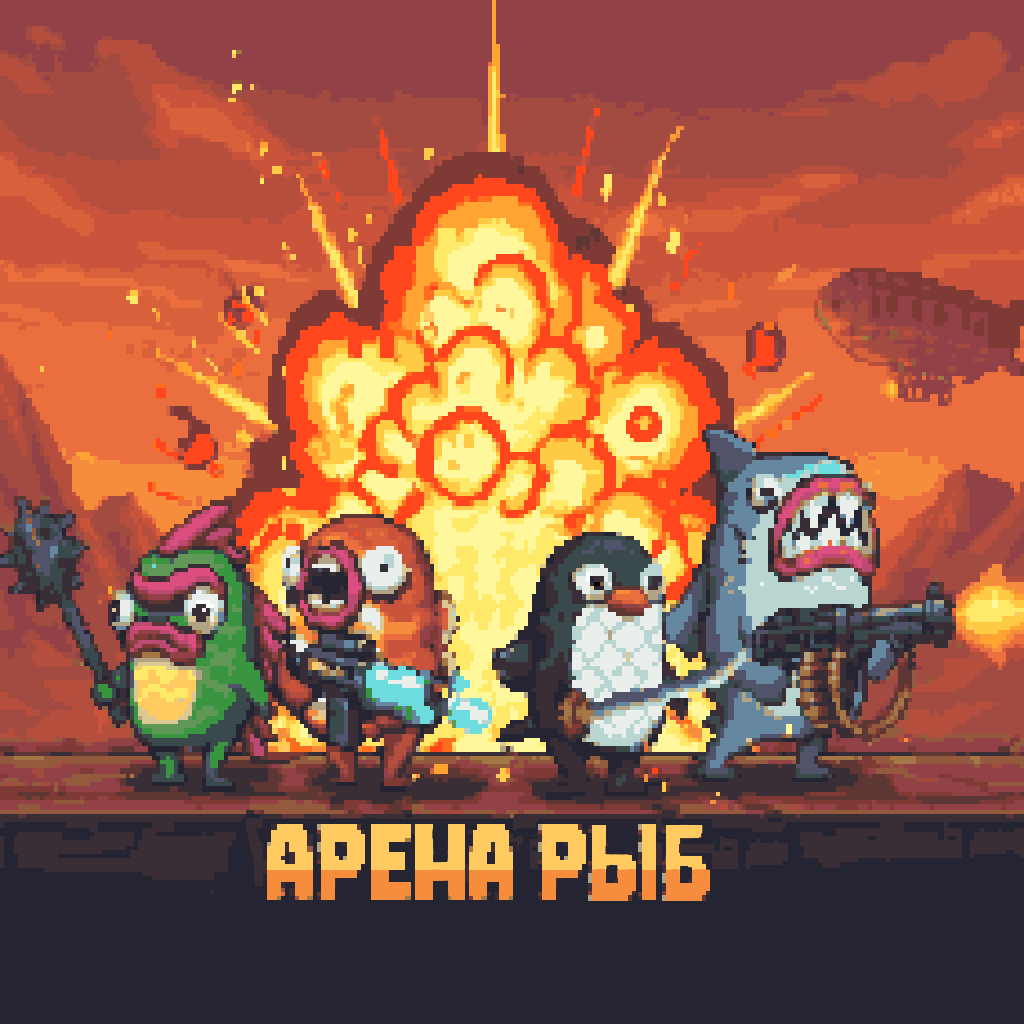 Заставка QR-FishArena — игры платформы QR-Games