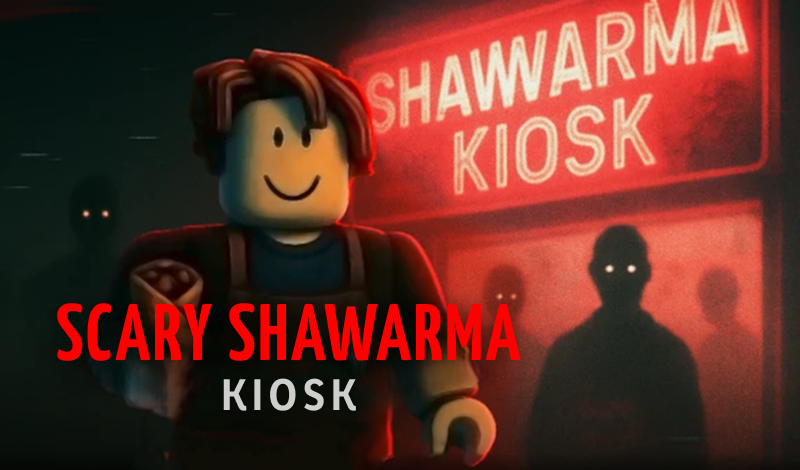 Заставка игры Scary Shawarma Kiosk
